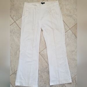 Bitten by Sarah Jessica Parker White Pants 100% Cotton